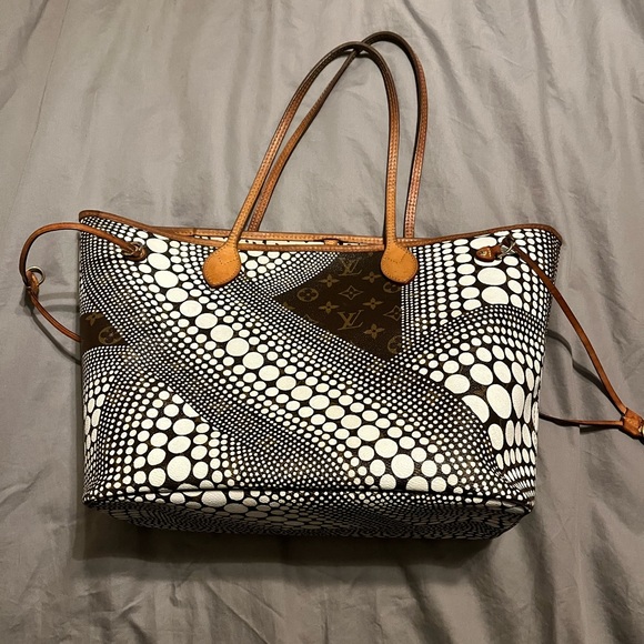 EUC Authentic Louis Vuitton MM Kusama Neverfull Vintage Monogram Purse - Picture 1 of 15